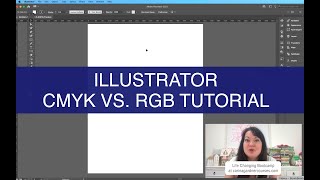 Illustrator CMYK VS RGB Tutorial [upl. by Darton]