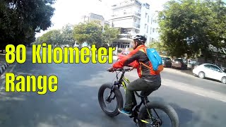 बैटरी से चलने वाली FATBIKE साइकिल  पेडलिंग के बिना चलता है  Hero Lectro Renew Fat Bike Review [upl. by Illak]