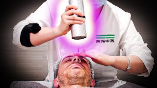 🛢️ Hot Cylinder Face and Head Massage 🛢️ Do You Want to Rejuvenate [upl. by Atinek484]