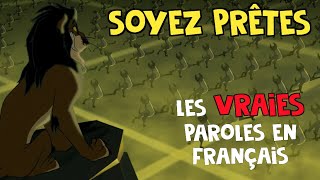 Le roi lion  Soyez prêtes vraie traduction en francais [upl. by Adolph]