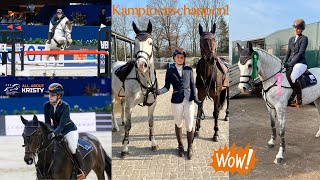 Brabantse Kampioenschappen Springen Selectie voor Indoor Brabant🍀✰vlog 281✰  Kristy Snepvangers [upl. by Areit]