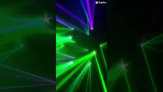 Laser Show musicmakestheworldgoround animemusic animals music beats [upl. by Ahsiek]