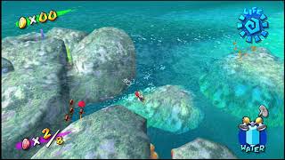 Super Mario Sunshine  Gelato Beach Episode 6 Red Coins in the Coral Reef [upl. by Akilak]