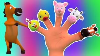 Finger Familie Kinderlied  Kinderlied in Deutsch  Reime zu lernen [upl. by Cleavland]