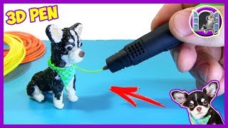 ЮМИ ЧУ ЩЕНОК МЭДЖИК ФЭМИЛИ РИСУЮ 3Д РУЧКОЙ  3D PEN  MAGIC FAMILY [upl. by Kay254]