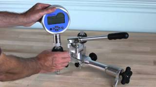 Additel ADT 914916 Pneumatic Pressure Test Pump  Instrumart [upl. by Harewood]