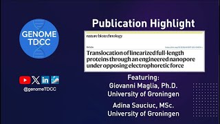 Translocation of fulllength proteins through an engineered nanopore [upl. by Ellenij]