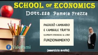 Pagherò cambiario e Cambiale Tratta elementi essenziali principali differenze loro funzionamento [upl. by Najtsirk]