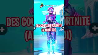 Avoir des cours de fortnite à lécole sur fortnite shorts youtubecreatorcommunity [upl. by Aneer]