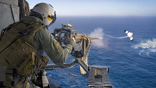 Special Technique US Marine Gunners Use to Take Down Drones at Sea [upl. by Thomey]