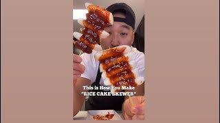 Rice Cake Skewer 🍢👨🏻‍🍳🔥 [upl. by Hadihahs218]