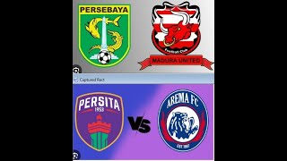 LIVE skor PERSEBAYA VS MADURA  PERSITA VS AREMA PEKAN 29  LIGA 1 INDONESIA  13032024 [upl. by Behah]