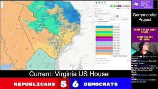 Gerrymander Project Virginia US House [upl. by Haas]