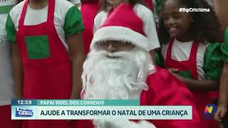 Campanha de Natal dos correios seja um Papai ou Mamãe Noel [upl. by Anaehs]