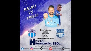 En vivo Macará vs Emelec  Fecha 13 Fase 2  LigaPRO [upl. by Nannahs242]