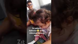 Zıt anlamlı kelimeler 😁 isimli videomun kamera arkası [upl. by Huoh]