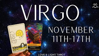 Virgo♍️1111 WINNING Something Unbelievable Is Happening✨️November 1117 [upl. by Skell605]