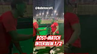 Postmatch interview 12  NoDefence [upl. by Ahsirpac]