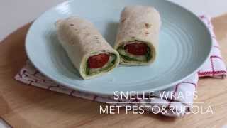 Lekker en Simpel recepten Snelle wraps [upl. by Bondy]