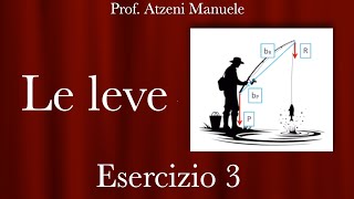 Le leve  Esercizio 3  Leva del 3° genere ProfAtzeni ISCRIVITI [upl. by Ennaid67]