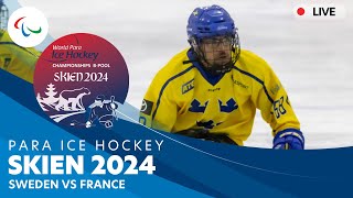 Day 2  Sweden vs France  Skien 2024 World Para Ice Hockey Championships BPool [upl. by Immot218]