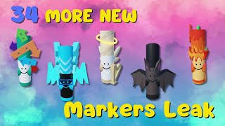 34 MORE NEW UNRELEASED MARKERS For Coming REDACTED UPDATE in Find The Markers Roblox 2024 [upl. by Alieka]