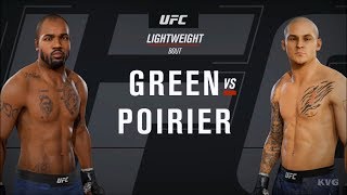 EA Sports UFC 3  Bobby Green vs Dustin Poirier  Gameplay HD 1080p60FPS [upl. by Ahsekin734]