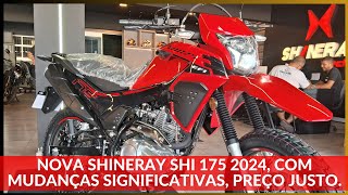 NOVA SHINERAY SHI 175 2024 COM BOAS MUDANÇAS PARA 2024 E PREÇO JUSTO [upl. by Shirberg19]