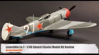 Eduard Gavia La7 Review  An Easy Eduard Kit [upl. by Scribner84]