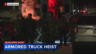 Philadelphia armored truck heist leads to SWAT situation in suburban Ambler Pa [upl. by Ahsiet]