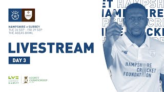 Live Stream Hampshire v Surrey  LV County Championship Day Three [upl. by Timon972]