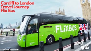 Budget Travel Cardiff to London on FlixBus  Europes Cheapest Bus Service [upl. by Ewen]