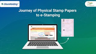 Journey of Physical Stamp Papers to eStamping  StockHolding [upl. by Niel339]