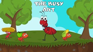 The Busy Ant Bedtime Stories Kids story Moral Story [upl. by Johnnie131]