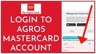 How to Login to Argos Mastercard Account Online 2023 [upl. by Atinal486]