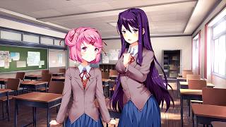 Yuri and Natsukis Fight dub Doki Doki Literature Club [upl. by Akceber]