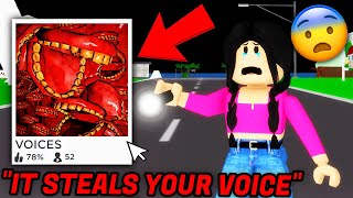 This CREEPY ROBLOX GAME STEALS YOUR VOICE on BROOKHAVEN [upl. by Uon736]