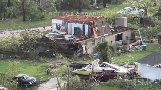 05262024 Rogers Arkansas  Tornado Damage via drone [upl. by Cirenoj]