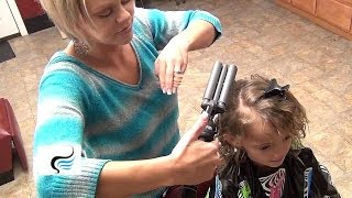 Curly Hairstyles for cute little girls  Radona and Boys and Girls Hairstyles [upl. by Borlow]