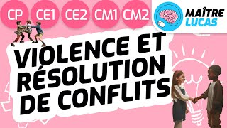 Résolution de conflits CP CE1 CE2 CM1 CM2 cycle 2 amp 3  Enseignement moral et civique  EMC [upl. by Adnarram470]