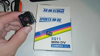 Sports HD DV SQ11 Mini DV camera Full HD 1080p  TEARDOWN  dead battery [upl. by Anirehtak]