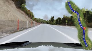 Hillclimb photogrammetry track test with drone only [upl. by Nirhtak]