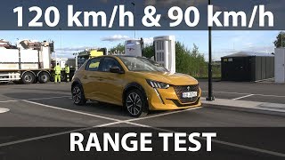 Peugeot e208 GT range test [upl. by Fesuy]