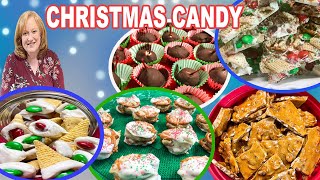 Christmas Candy Show 6 Different Recipes [upl. by Notelrac725]