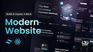 Build and Deploy a Fully Responsive Website with Modern UIUX in React JS with Tailwind [upl. by Sualakcin212]