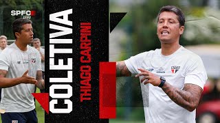 COLETIVA DE APRESENTAÇÃO THIAGO CARPINI  SPFC PLAY [upl. by Swift]