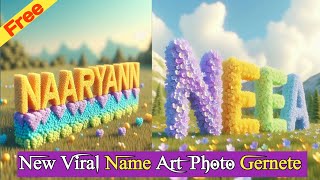 How to create trending images with yourname  Ái Generator  Bing image creator Tutorial [upl. by Newby]