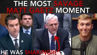 The Moment Trump AG Matt Gaetz BROKE Merrick Garland [upl. by Hamer316]