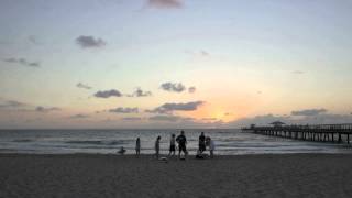 Ft Lauderdale Beach Sunrise  Time Lapse [upl. by Ynaffi]