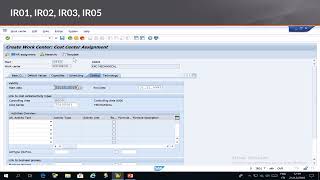 GU SAP S4H Work Center and Cost Center in SAP Plant Maintenance [upl. by Nicolais235]